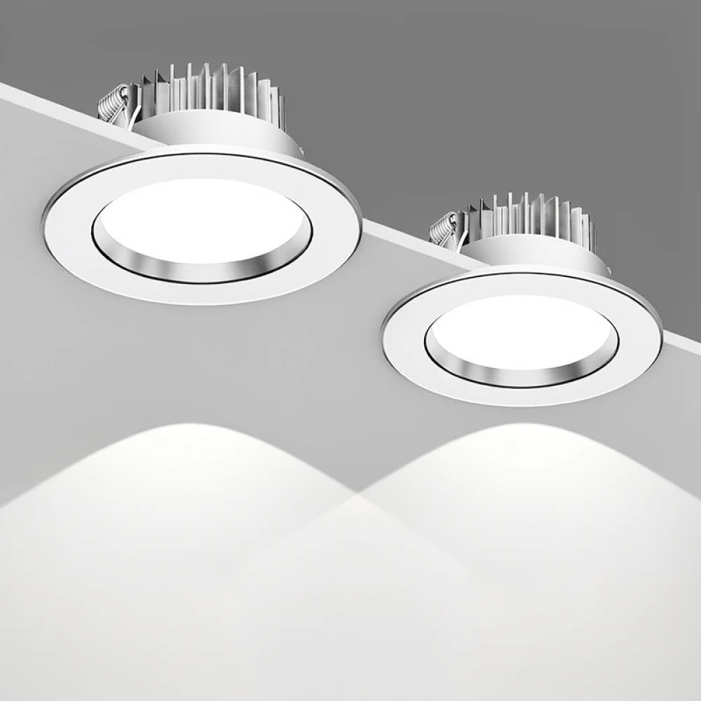 High CRI LED Downlight Full Spectrum Recessed Ceiling Spot Lamp Energy Saving Indoor Lighting Fixture For Modern House