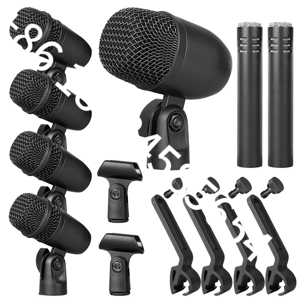 

GM7 professional drum microphone kit musical instrument 7 pcs mic For Recording Stage Performance