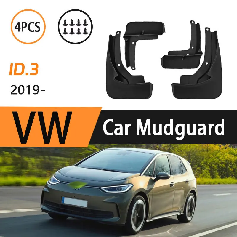 

Mudflaps For Volkswagen VW ID.3 ID3 ID 3 2019 2020 2021 2022 2023 2024 2025 Mudguard Guard Fender Protector Car Accessories