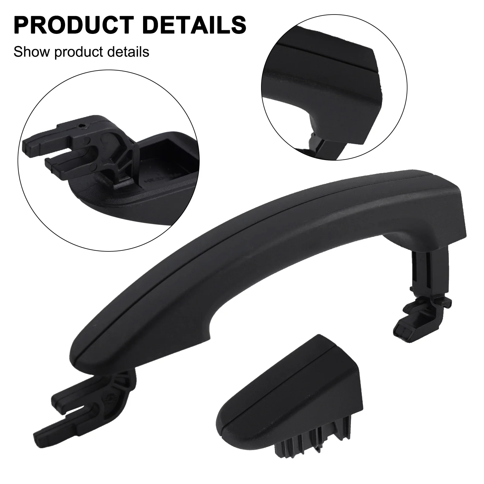 Easily Install Elegant Design New Door Bezel Handle Auto Parts Car Accessories Direct Replacement Left&Right Replacement