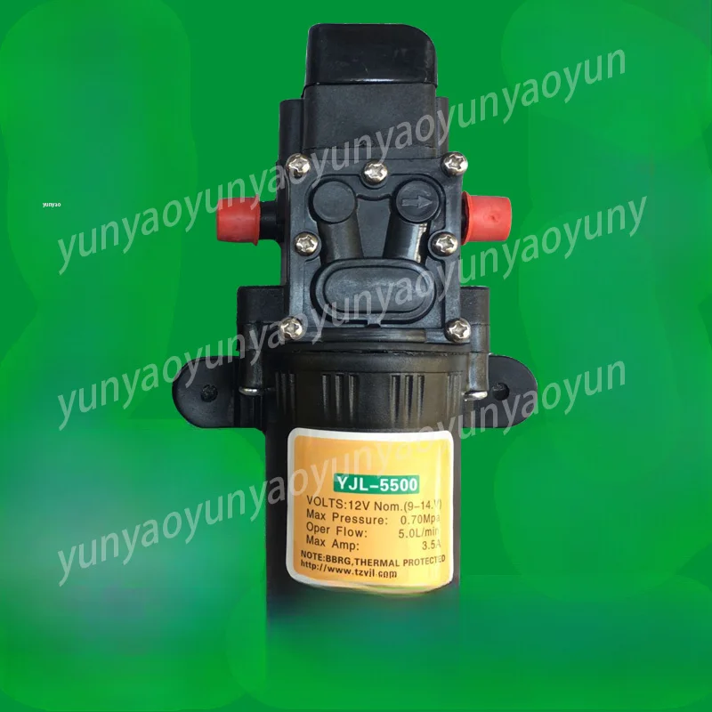 12V Self Priming High Power Pump Motor Agricultural Sprayer Replacement Accessory for Farm Pesticide Spray