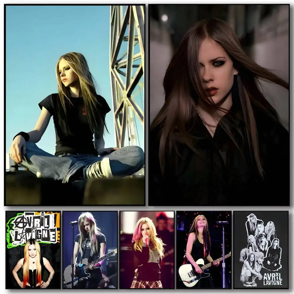 A-Avril Singer R-Ramona Lavigne    Poster and Prints Wall Art Pictures for Modern Bedroom Game Room Home Decor