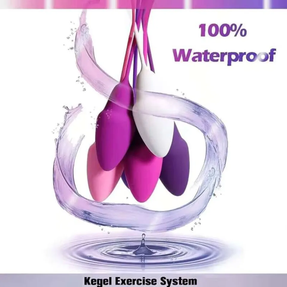 كرات كيجل للنساء 6 كرات كيجل مهبلية من السيليكون لتمارين أرضية الحوض كرات بن وا للتحكم في المثانة