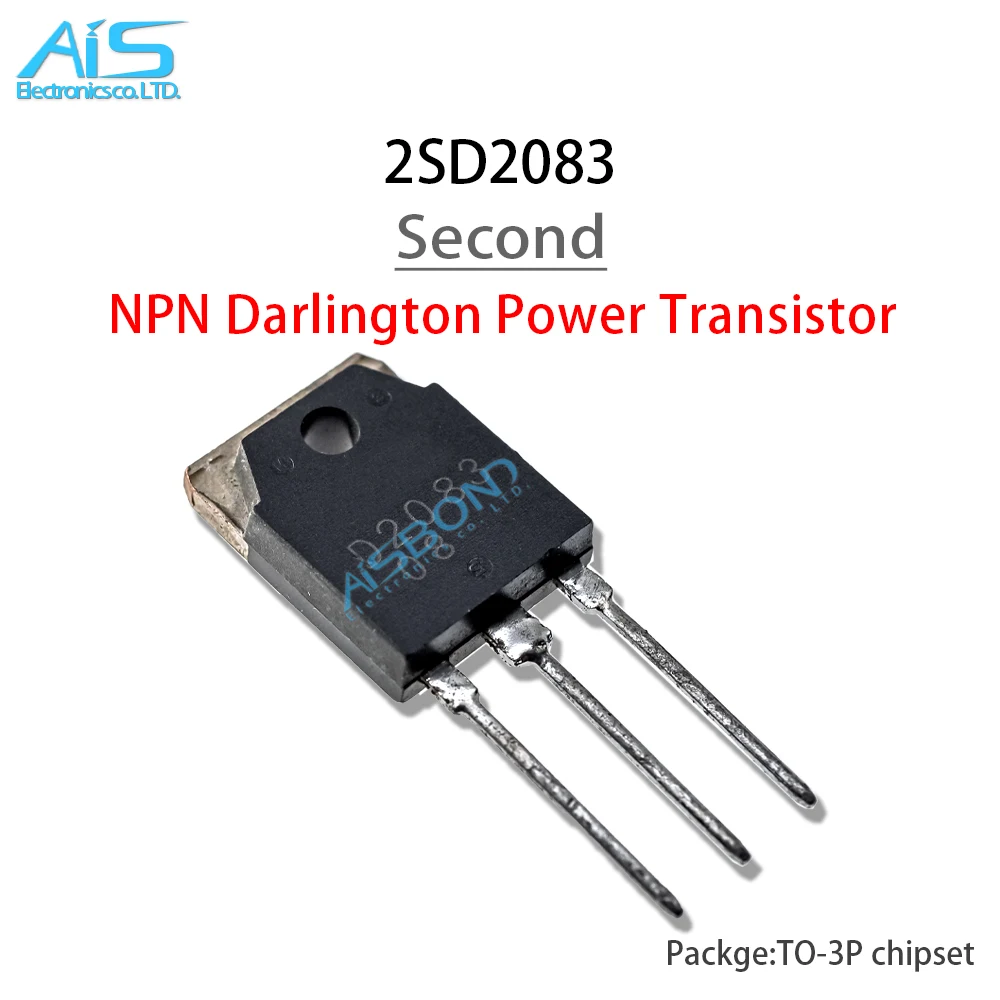 Second 2Pcs A Pair of 2SD2083 2SB1383 PNP NPN Darlington Power Transistor TO-3P 3Pin D2083 B1383 Chip