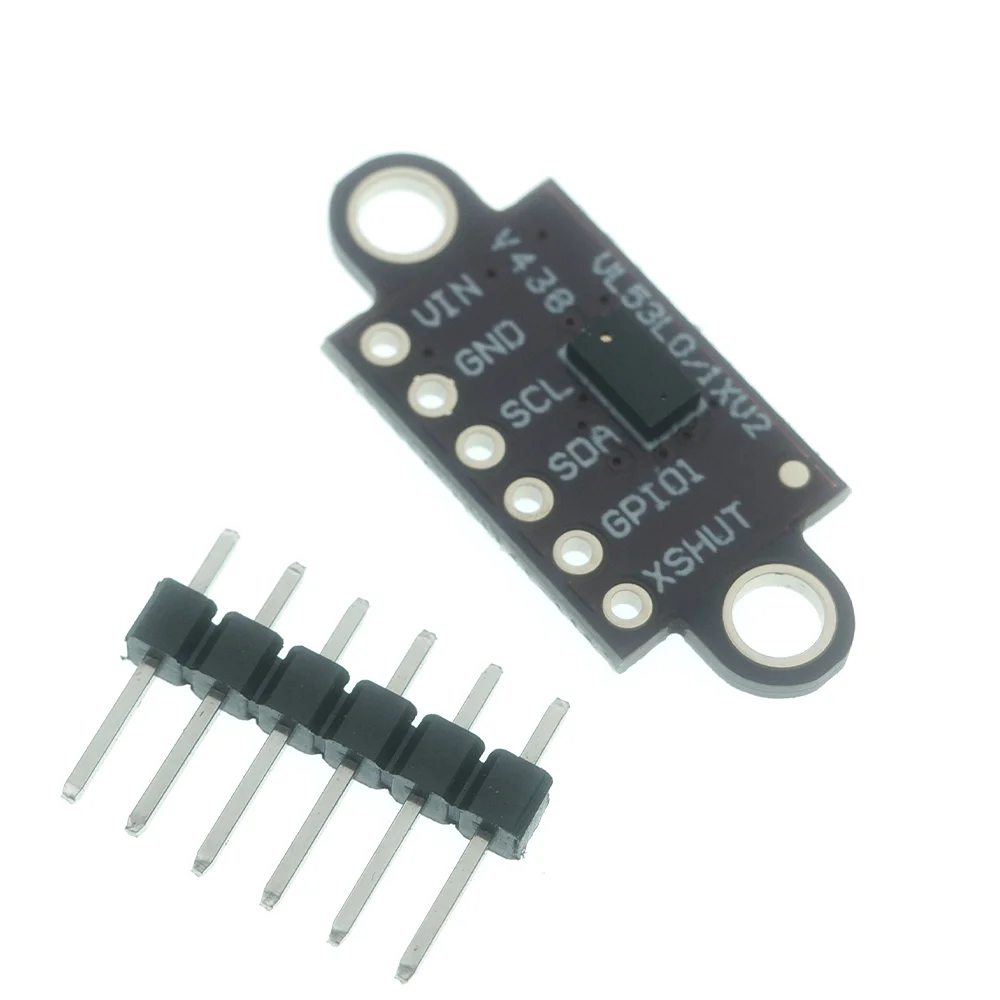 Sensor de Medición de Distancia Láser VL53L0X Time-of-Flight (ToF) 940nm GY-530 GY-VL53L0XV2 Módulo de Distancia Láser I2C IIC