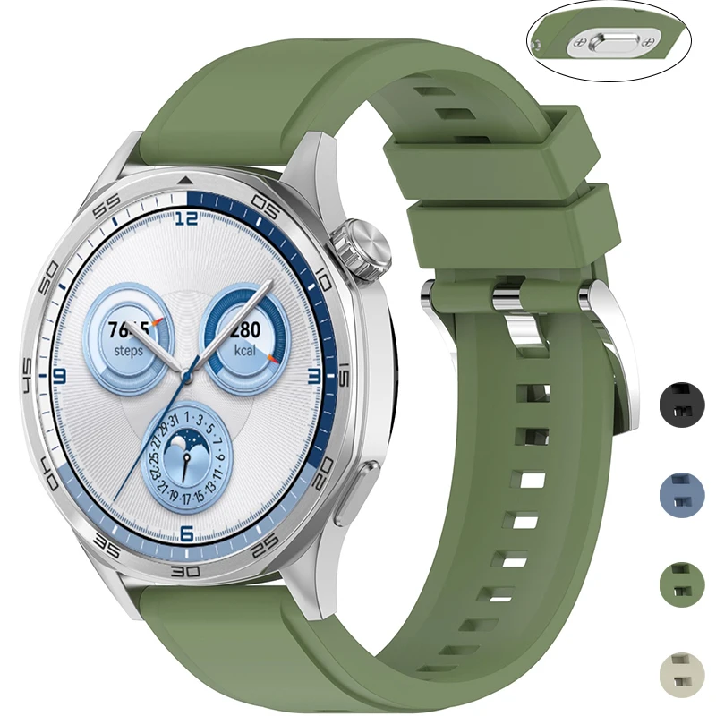 

Силиконовый ремешок 22 мм для Huawei Watch GT6Pro 46 мм, умный браслет для Huawei Watch GT 6 5 4 46 мм, браслет WirstStrap
