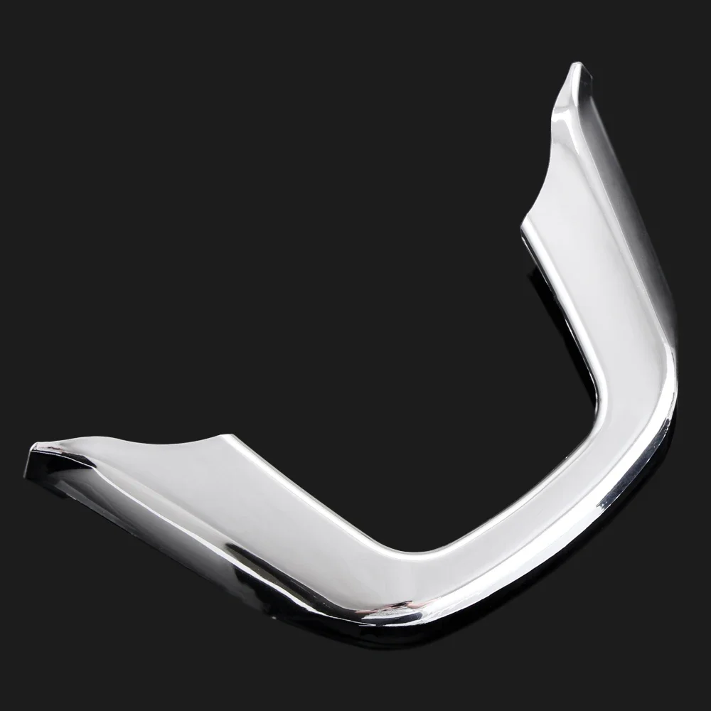 For KIA K2 RIO Sedan Hatchback 2011-2016 Auto Accessories ABS Chrome Steering Wheel Decorative Sticker Cover Trim Car Stying