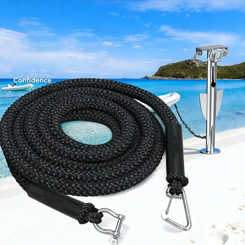  Dock Line with Stretch Response for Routine Dock Handling Bungee Dock Line