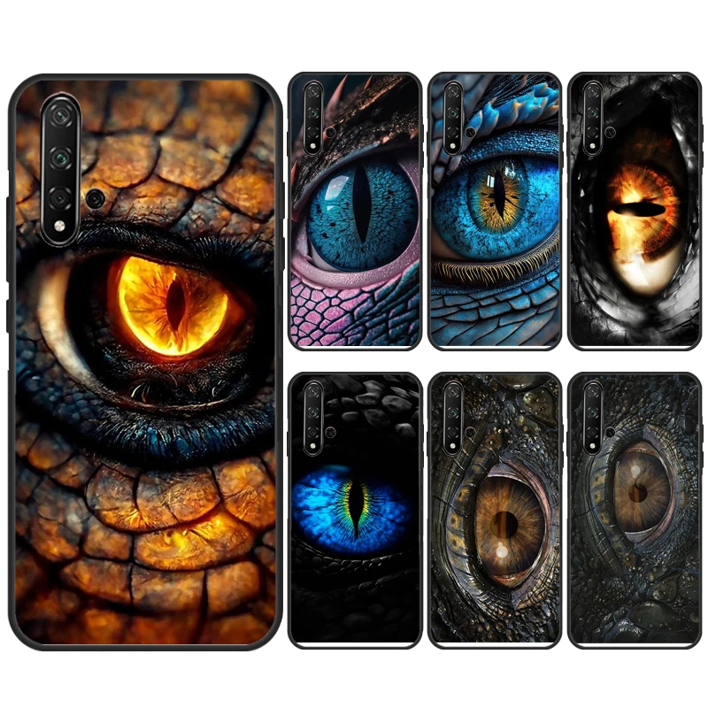 Dragon Eye Gothic Case For Huawei Nova 3i 7i 11i 11 Pro 10 9 SE 5T Y60 Y61 Y70 Y90 Y91 P20 P30 P40 Lite Cover