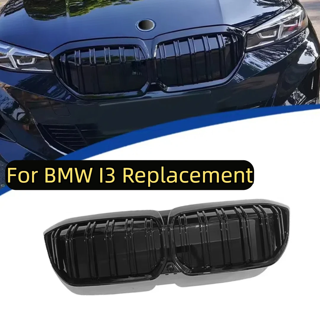 

Автомобильные аксессуары, решетка переднего бампера для BMW i3 2022 2023 2024, ABS, глянцевый черный, замена передней решетки для почек