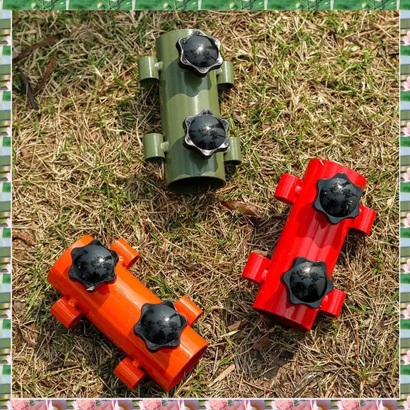 

Sports Awning Canopy Pole Fixed Tube Ground Bracket Windproof Adjustable Tent Fixed Tube With Ground Nails 6PCS -Yellow,Awning C