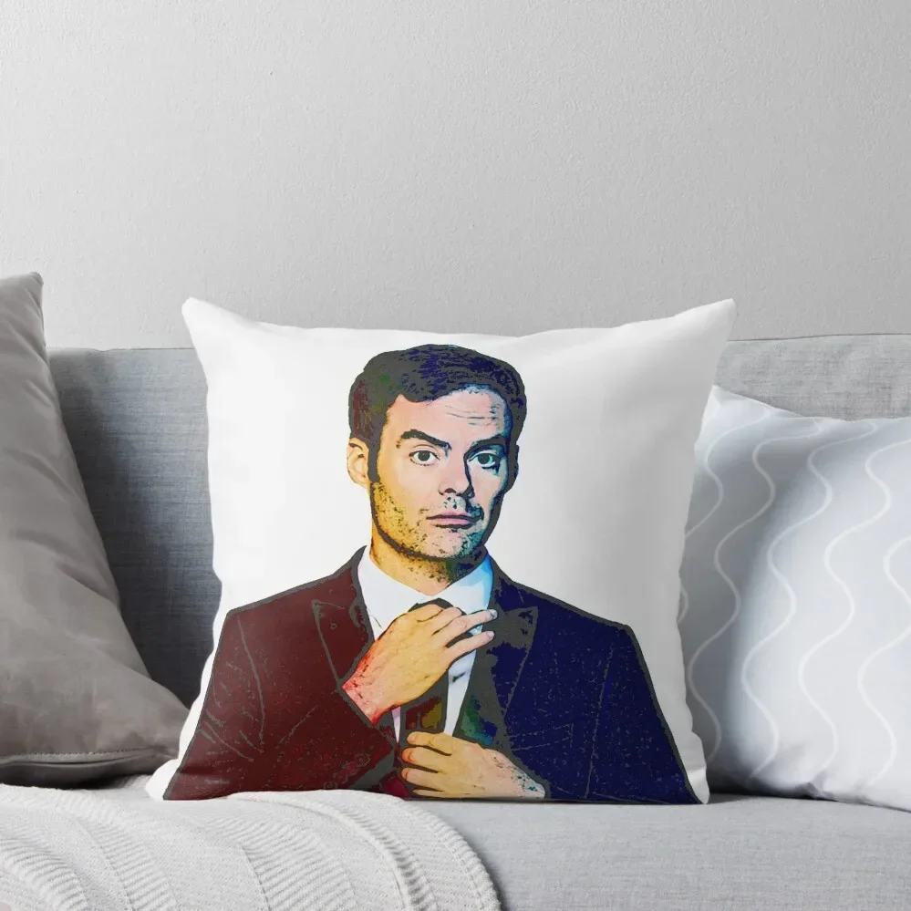 Pastel Holographic Bill Hader Throw Pillow Luxury Pillow Case Decorative Sofa Cushion Anime Christmas Covers pillow