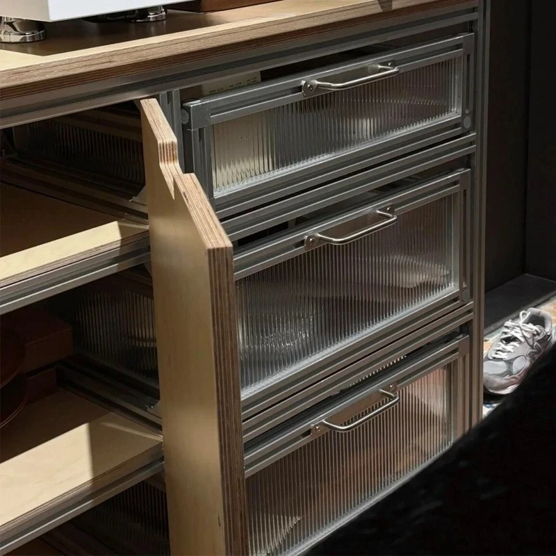 

Ocean plate multi - layer aluminum profile coffee counter, simple and modern sideboard/drawer cabinet/locker