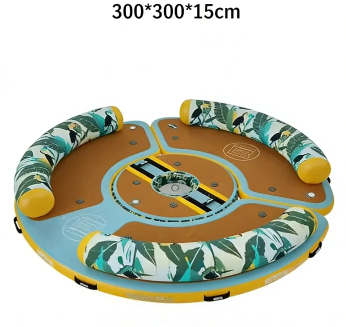 Spatium Factory Direct Sale Floating Dock Platform Inflatable Floating Inflatable Island Inflatable Water Platform for Lake,pool