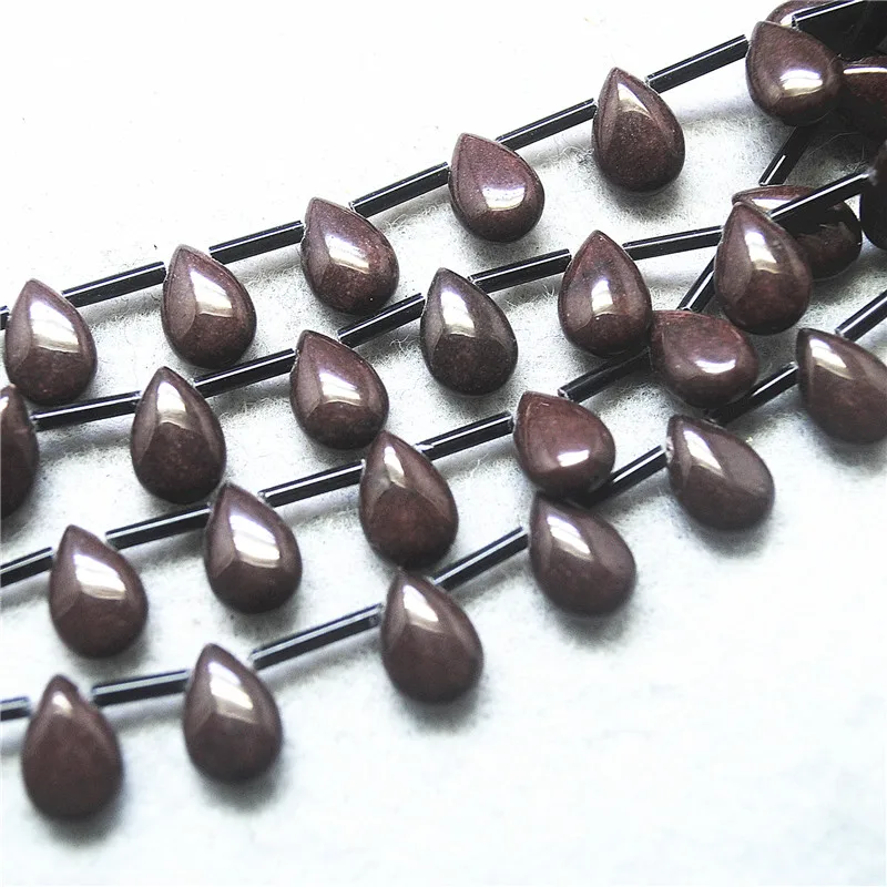 

29 шт. подвесок для женских ожерелий, бусины из натурального нефрита 8x12 мм, фурнитура для изготовления украшений своими руками