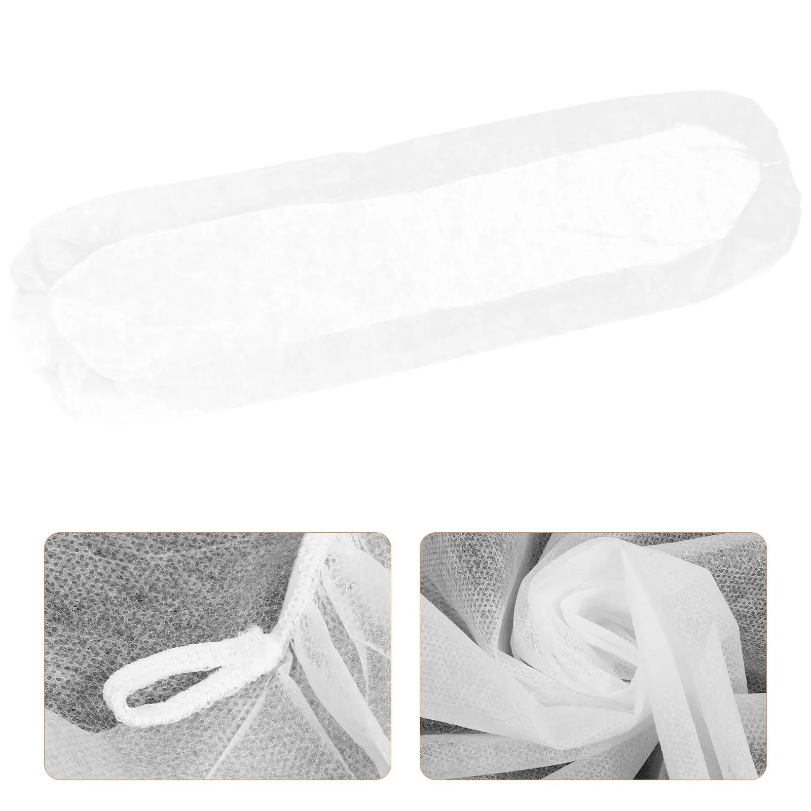 10Pcs Disposable Massage Table Fitted Sheet 220X90Cm White Elastic Edge Nonwoven Fabric Spa Salon Bed Cover Single Use Beauty