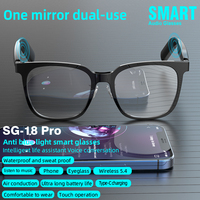 NEW SG-18 PRO IP4 Waterproof Wireless Stereo Android Glasses With Bluetooth Headphones Sport Electric Glass for Drive Car Men