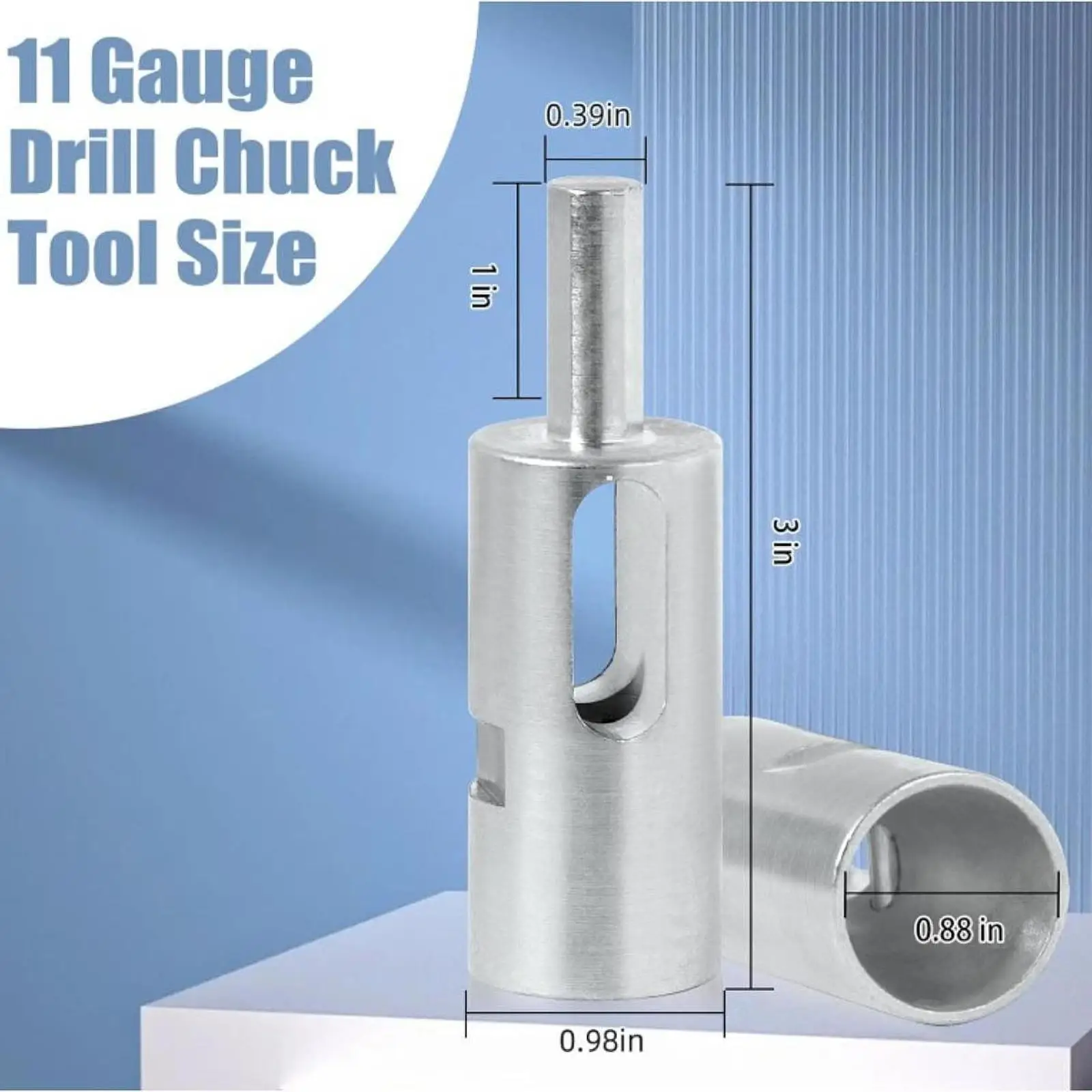 

Electric Drill Chuck Carbon Steel Portable Twist Ties Tool for 3 8 Inch Wire Loop Fence Fixing