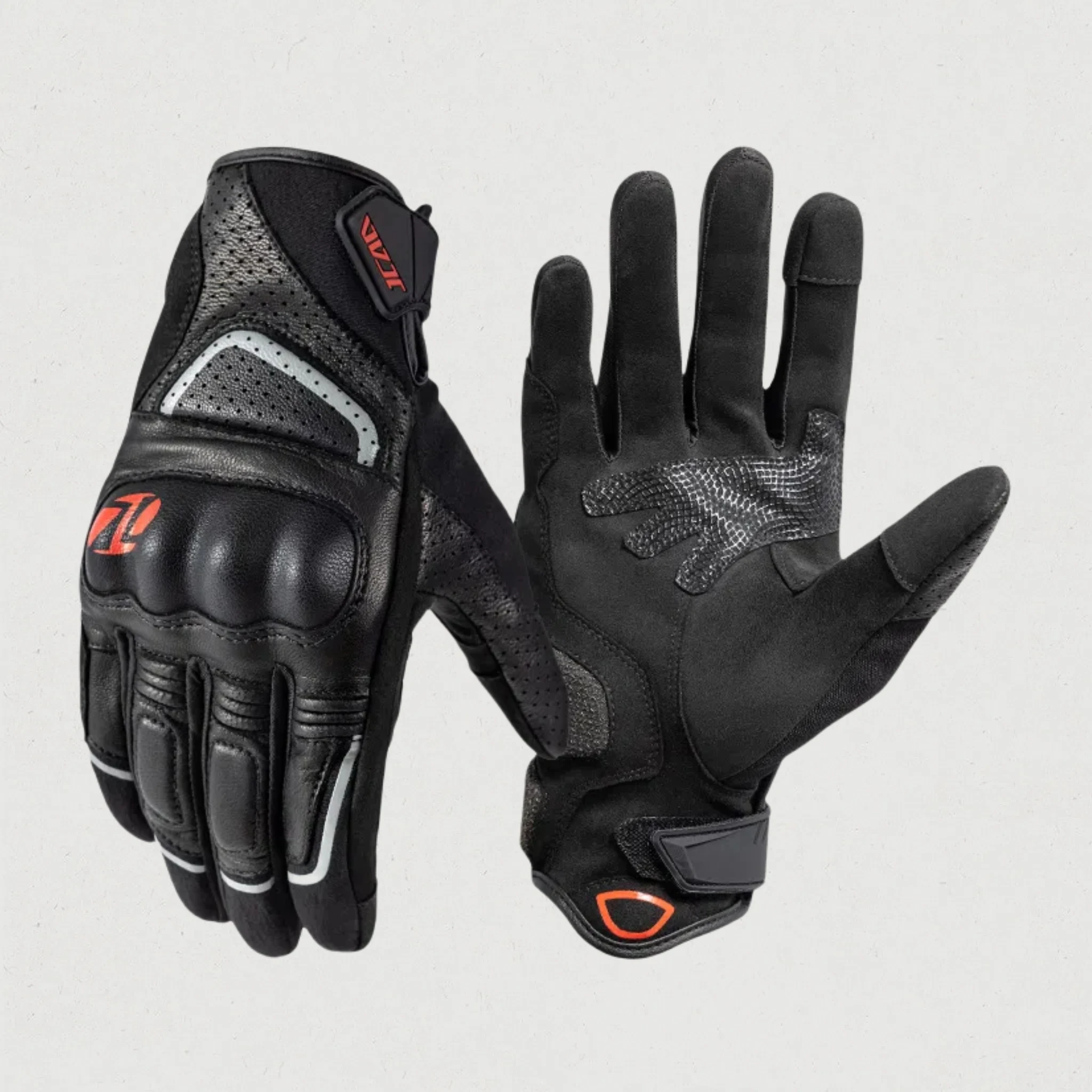 

Весенне-летние осенние перчатки из овчины с перфорированными дышащими и износостойкими кожаными мотоциклетными перчатками