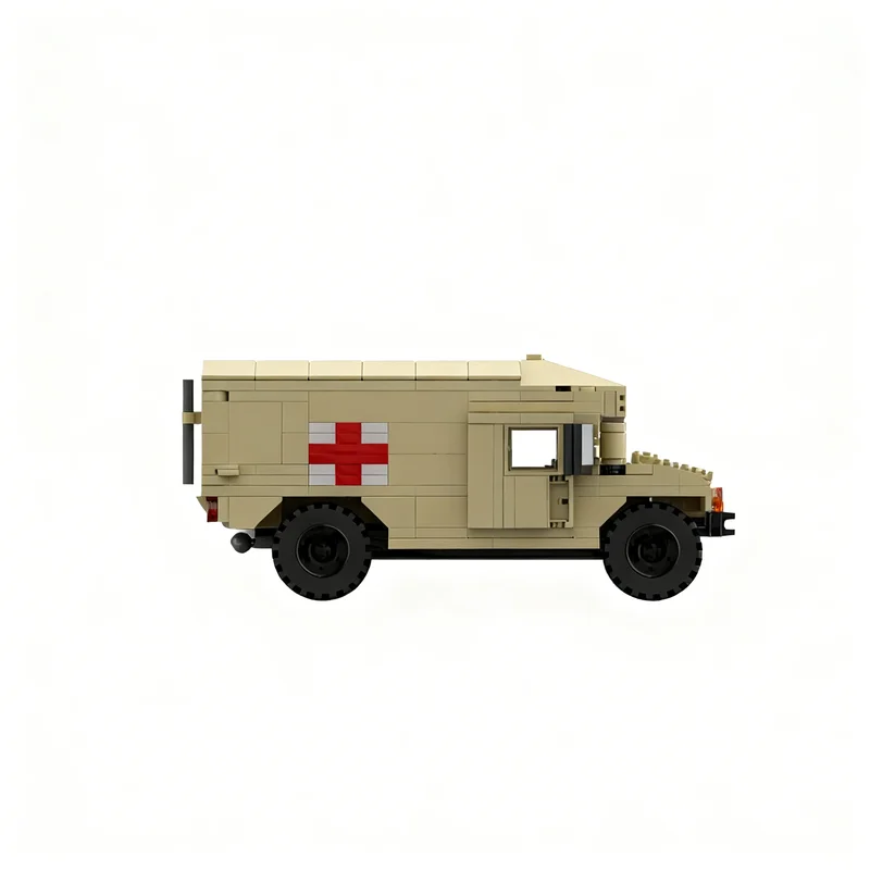 

NEW 341PCS MOC Creative Model U S Army Medical Humvee Building Blocks Display DIY Building Blocks Gift Decoration Assembly Set