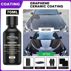 70ml Graphene Car Detailing Ceramic Coating Advanced Technology Hydrophobic Car Paint Care High Protection Maintenance Liquid