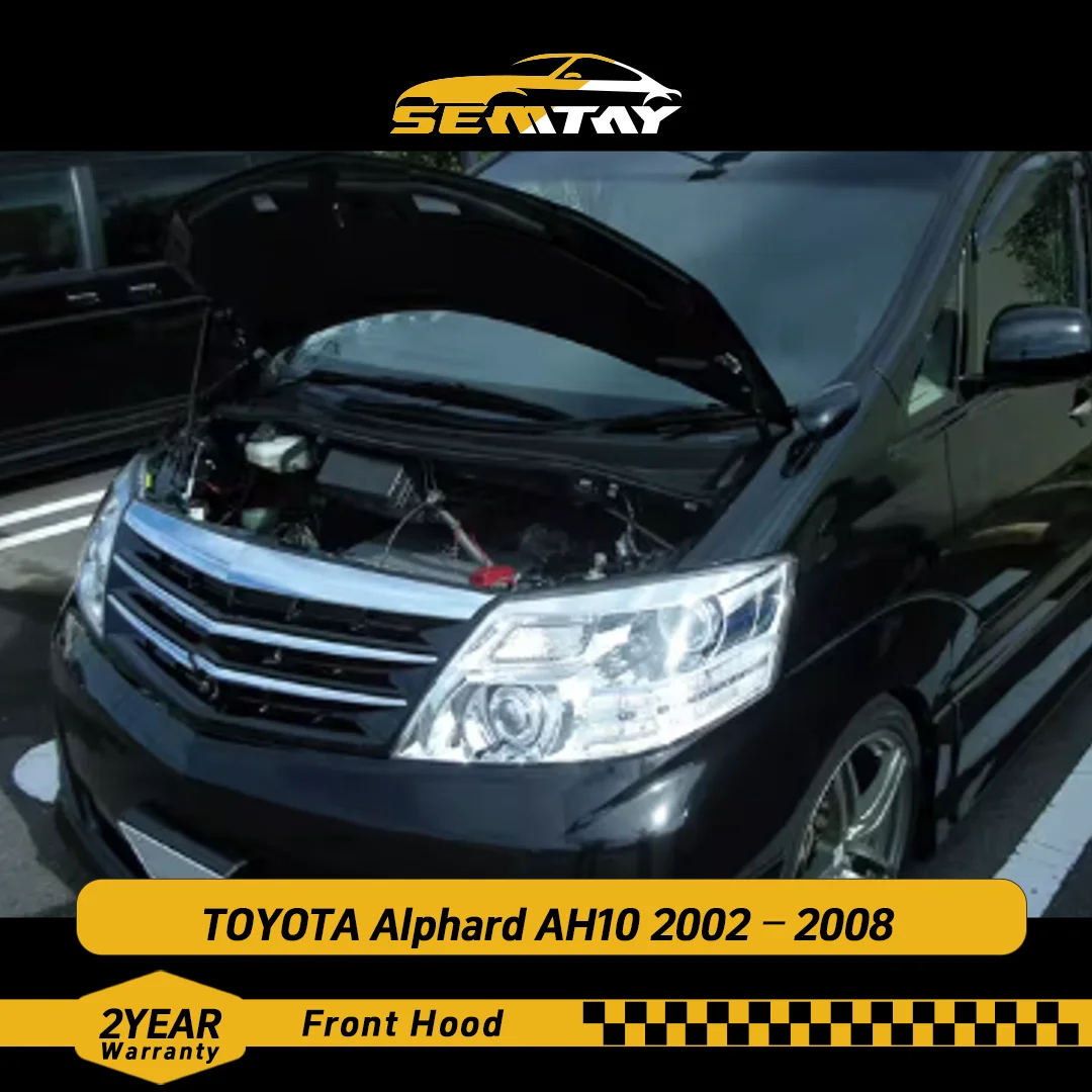 

SEMTAY Hood Struts for AH10 Alphard 2002–2008 Vehicle Accessory Bonnet Lift Support Spring Shocks for Toyota Alphard AH10