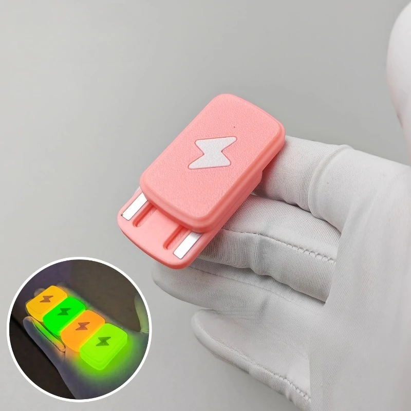 Boule Bucky lumineuse haute luminosité, carte poussoir EDC, jouet de bureau de décompression