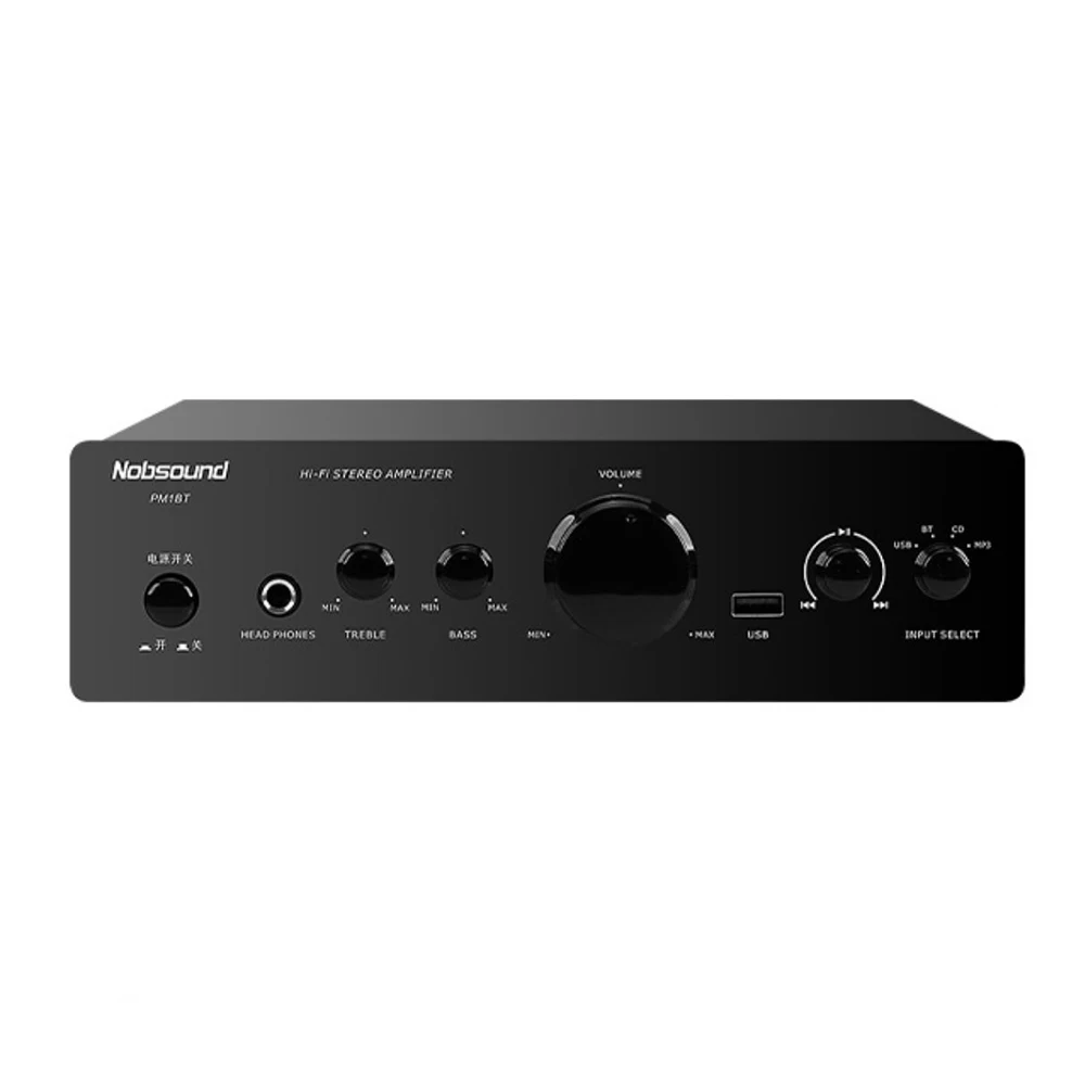 HiFi ロスレスパワーアンプ Bluetooth 5.0 低音高音 EQ トロイダルトランス USB 再生ホームシアタースタジオオーディオシステム