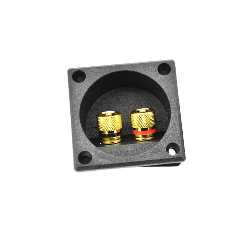 Banana Socket Speaker Terminal Speaker Connection Box Speaker Accessories Pure Copper Junction Clip Square Junction Box