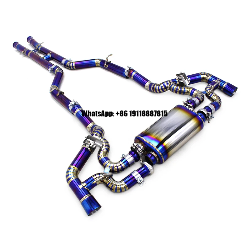 

Auto Titanium Catback for Mercedes-Benz GTS/GT(C190) 4.0T 2014-2024 Supersport H-pipe Sound Automobile Exhaust