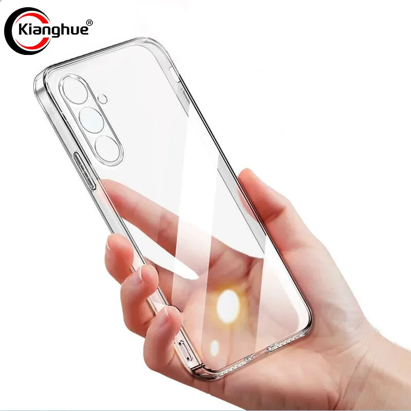 Luxury Crystal Clear Silicone Soft Case For Samsung Galaxy S24 S23 S21 FE S22 Plus Ultra Back Cover Ultra-Thin Shell S23+ S 24