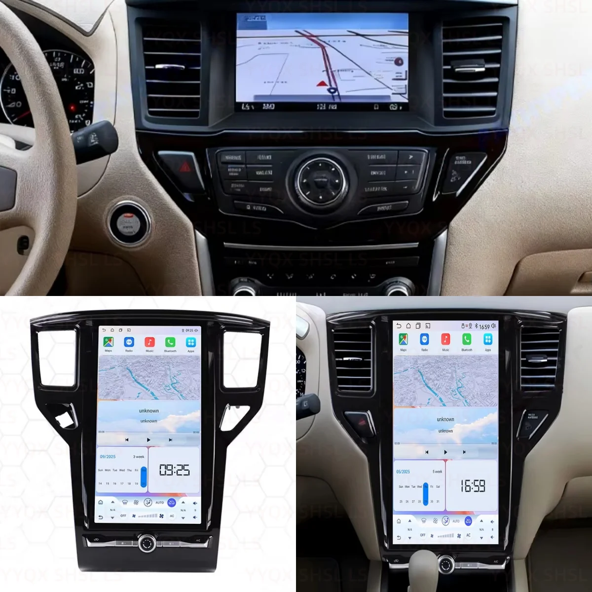 Android For Nissan Pathfinder 2016~2021 GPS Navigation Car Radio Automotive Multimedia Video Stereo Receiver Carplay Head Unit