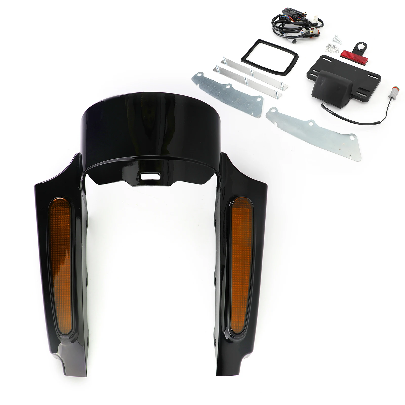 

Areyourshop светодиодный фонарь заднего крыла, подходящий для Touring Electra Road Street Glide Road King 09, 10, 11, 12, 13