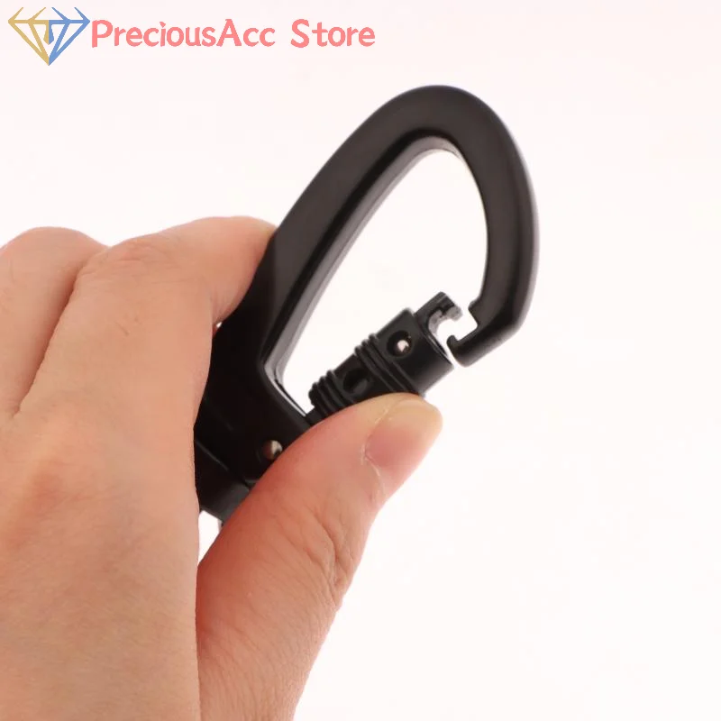 1PCS 360-grad Drehbare Karabiner Haustier Leine DIY Starke Pull Hund Schnalle Outdoor Klettern Sicherheit Schnell-hängen frühling Haken