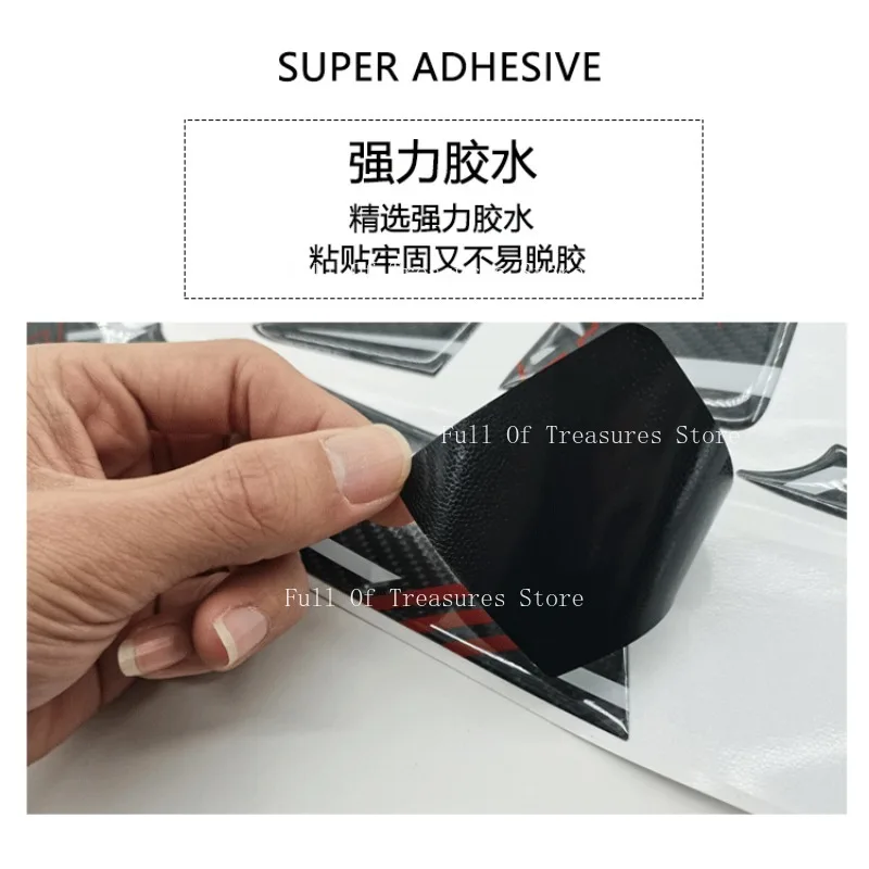 

2023 НОВАЯ мотоциклетная 3D карбоновая наклейка на масляный бак с прожилками для HONDA ADV160 ADV 160, водонепроницаемая мягкая клейкая наклейка