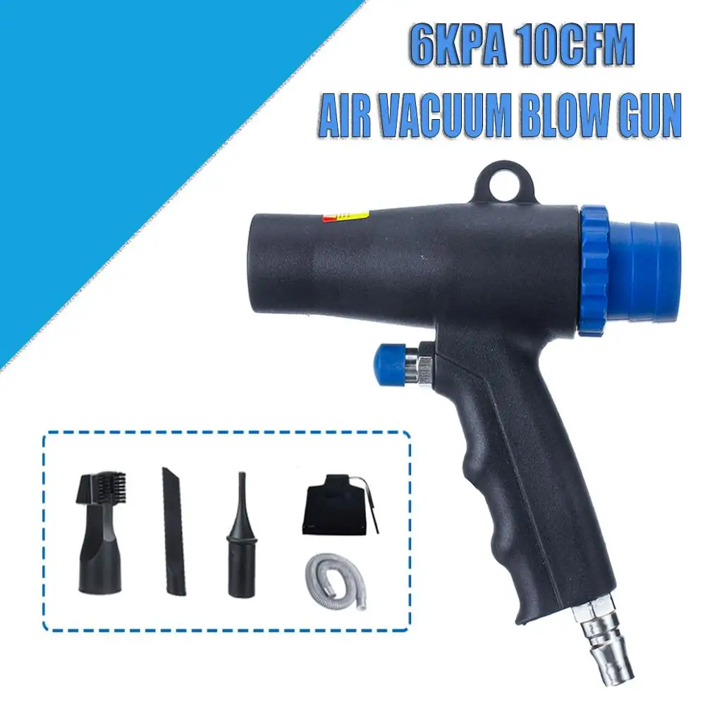 2 In 1 Air Duster Compressor Dual Function Air Vacuum Blow Gun Kit Pneumatic Vacuum Cleaner Tool Car Blowing Vacuum Cleaner