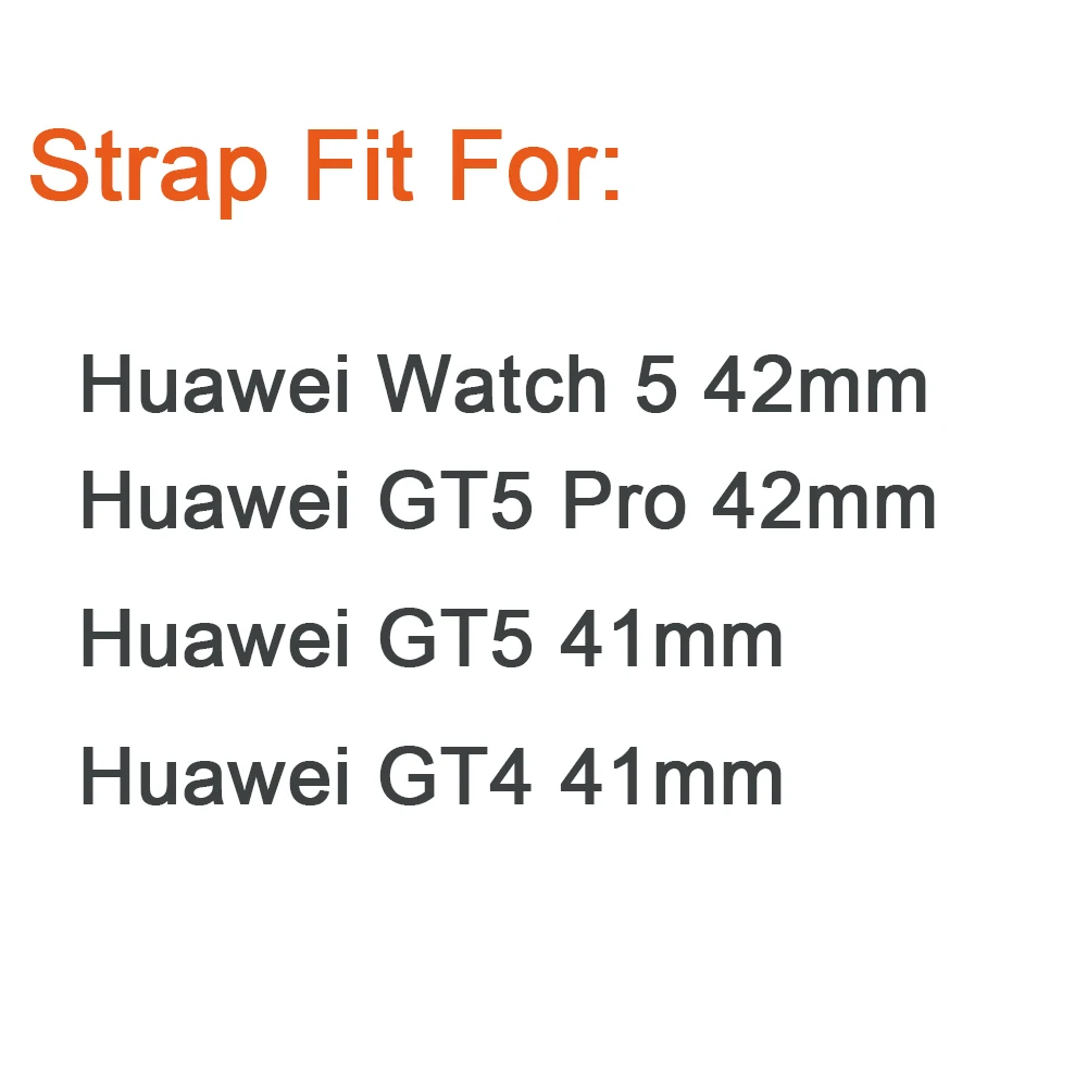 18mm Band for Huawei GT5 41mm GT5 Pro 42mm Leather Classic Buckle Men Women Replacement Wristband for Huawei GT5 41mm Strap