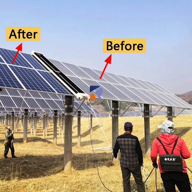 Robot de Limpieza con Cepillo de Alta Densidad y Gran Resistencia al Desgaste, Robot Solar para Paneles Solares Fotovoltaicos, Módulo Autónomo