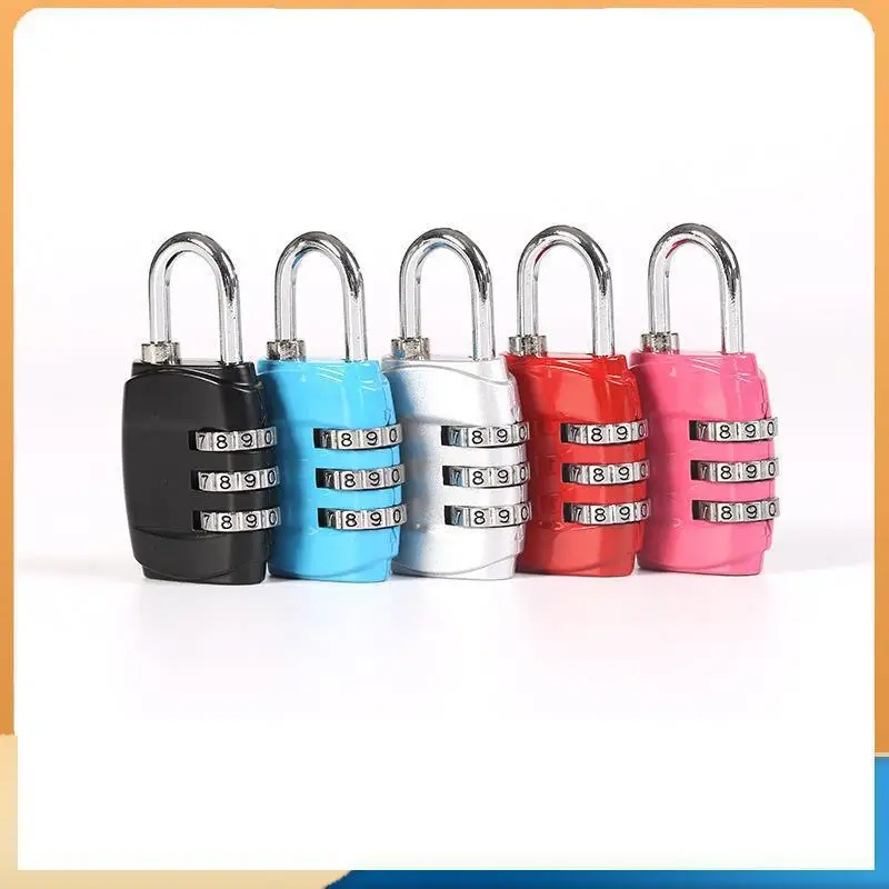 Luggage Box Password Padlock Home Mini Password Small Lock Gym Cabinet Dormitory Drawer Lock Travel Lock Card Holder Lock