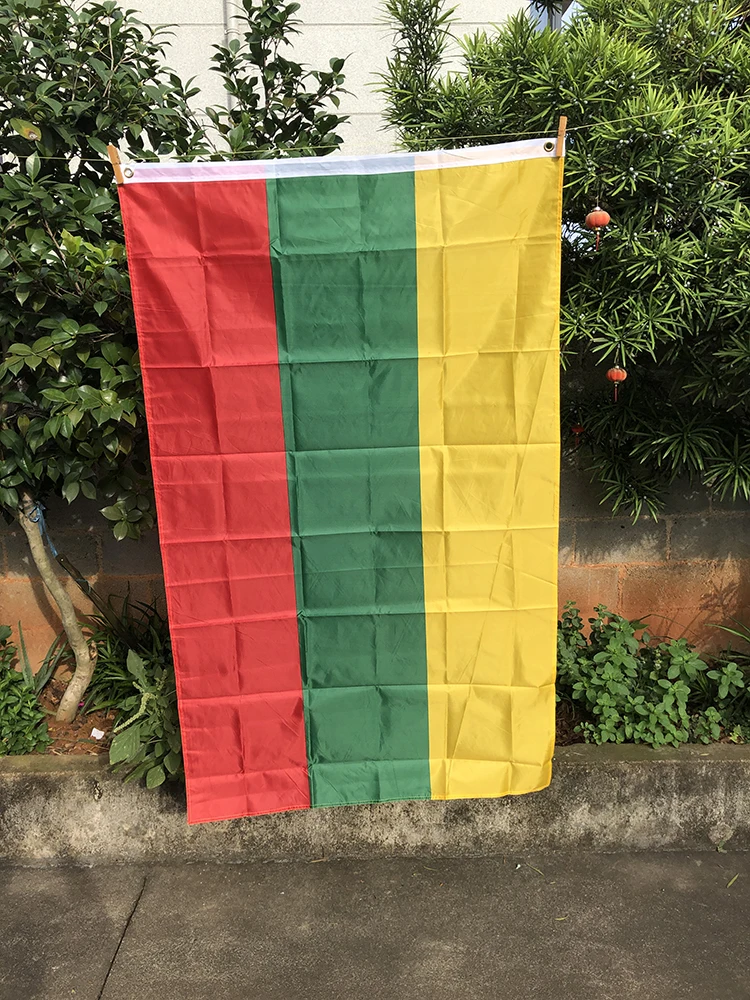 Z-ONE FLAG  3x5 ft Lithuanian Flag 90*150cm High Quality polyester hanging   banners Indoor Outdoor Home decoration