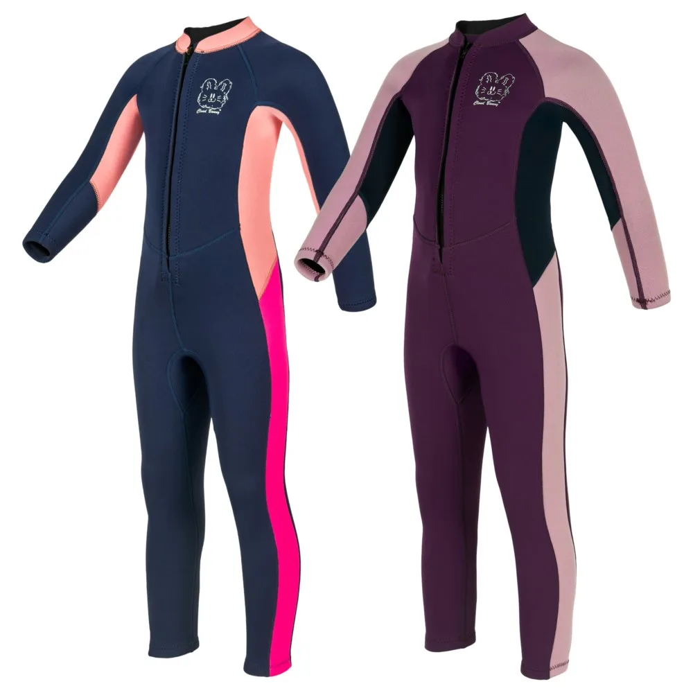 Wetsuit For Kids Girls Toddler And Youth Scuba Diving Full Body Swimsuit 2.5mm Snorkel Rash Guard For Swimming Surfboard Surfing