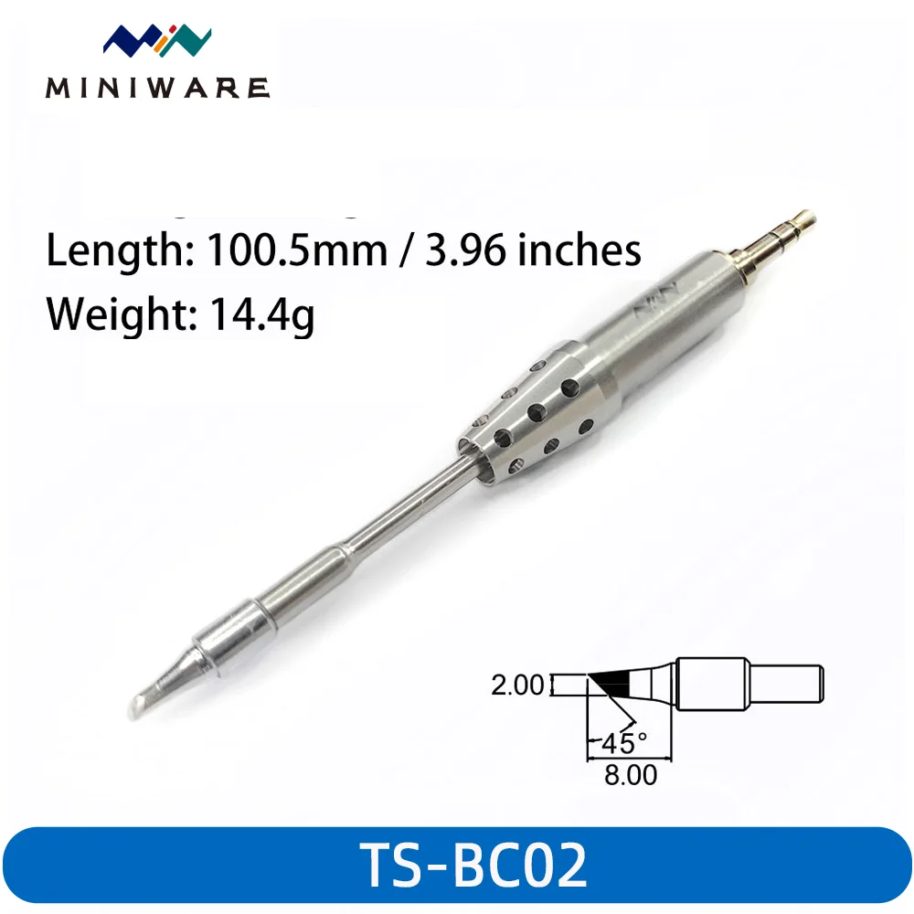 TS1C TS80P sostituzione originale nucleo riscaldante in ceramica punte per saldatore serie TS80 interfaccia Audio punta di saldatura TS-BC02 TS-K4