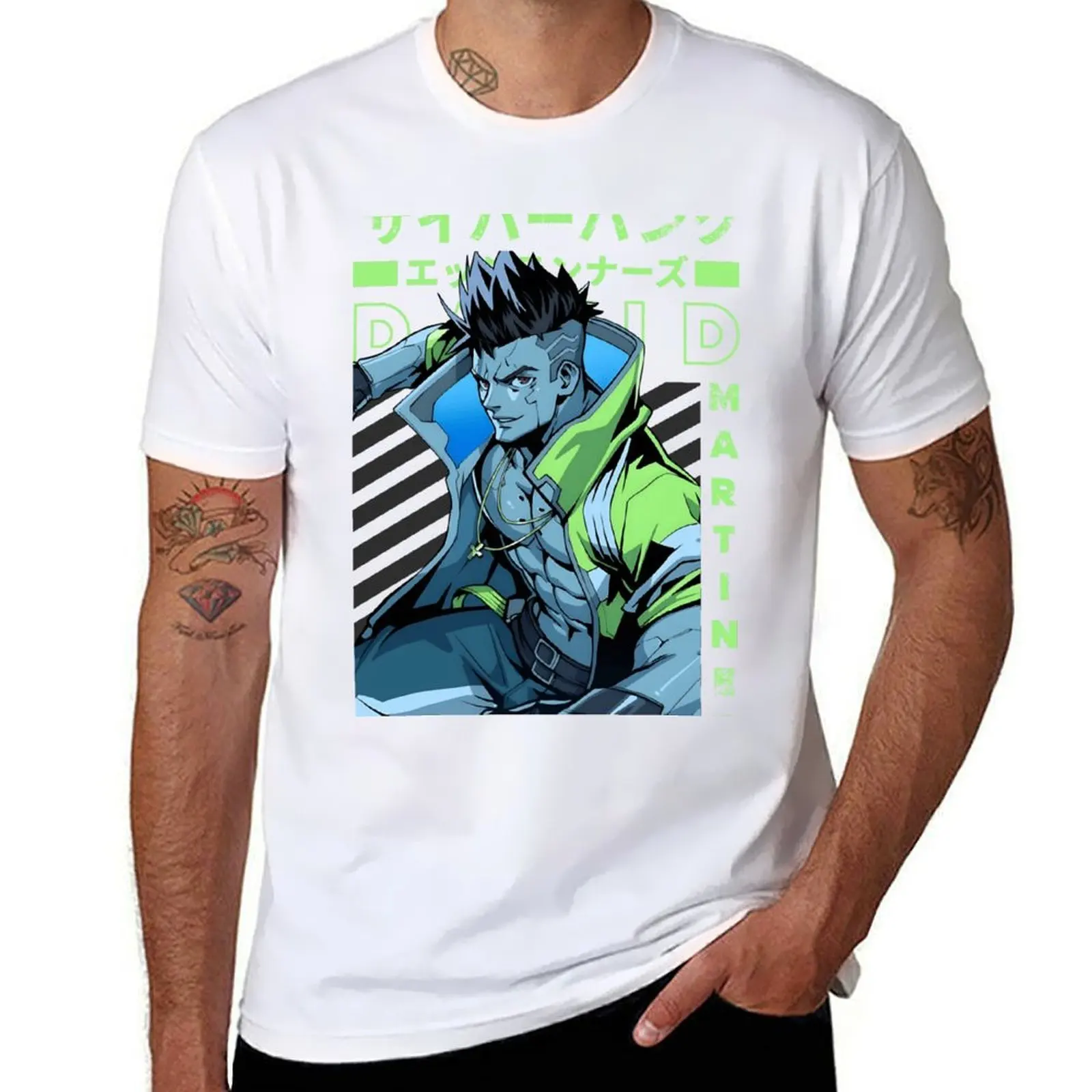 David Martinez Cyberpunk Edgerunners T-Shirt t shirt man designer t shirts for man pack white T-Shirt