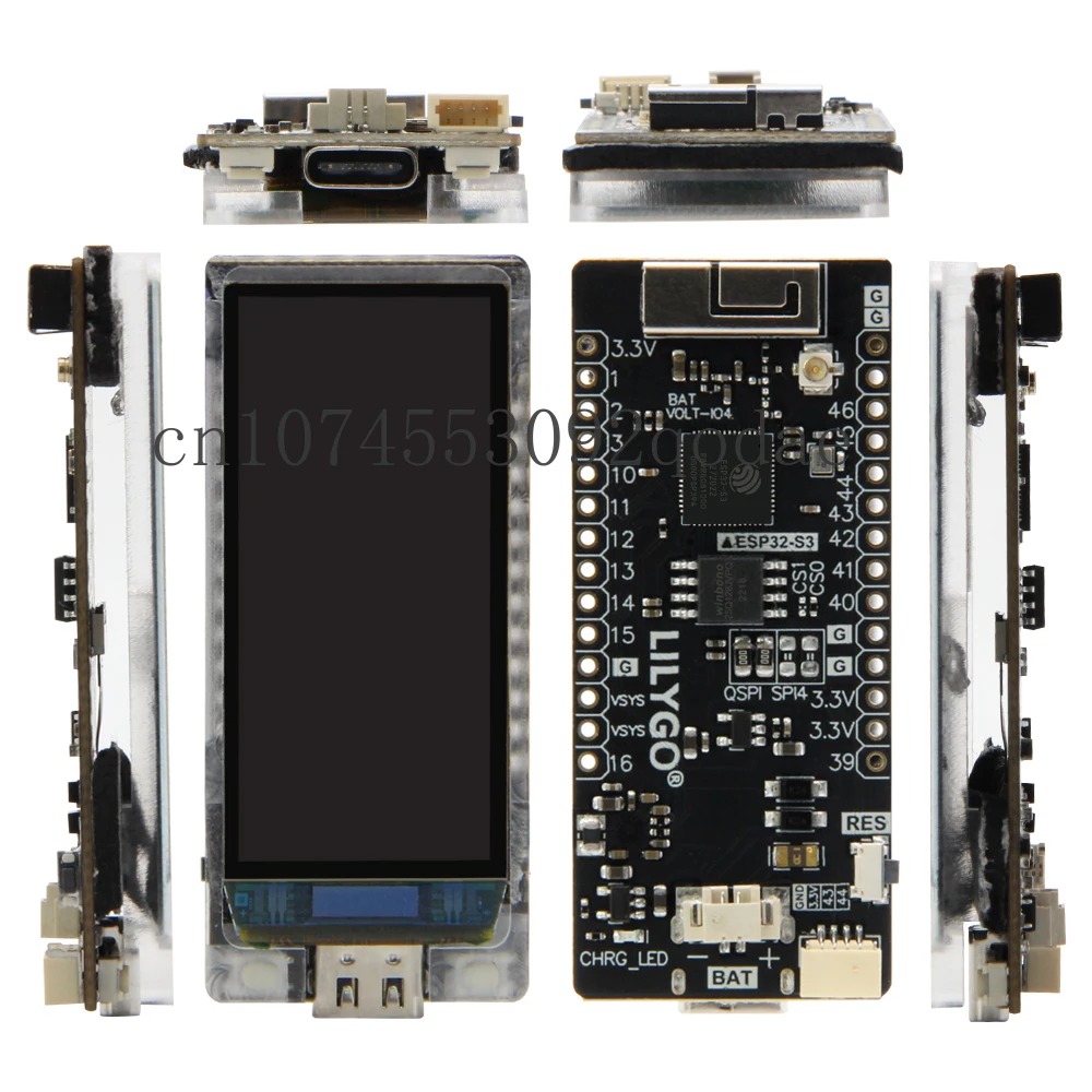 T-Display-S3 AMOLED ESP32-S3 1.91-Inch AMOLED Development Board