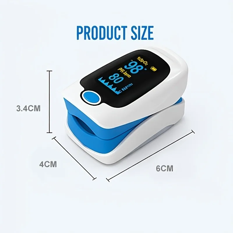 Digitales Fingerspitzen-Pulsoximeter Blutdruckmessgerät 2-in-1 mit OLED-Display Haushalts-Fingerspitzen-Oximeter Druckmessgerät – Detail 7