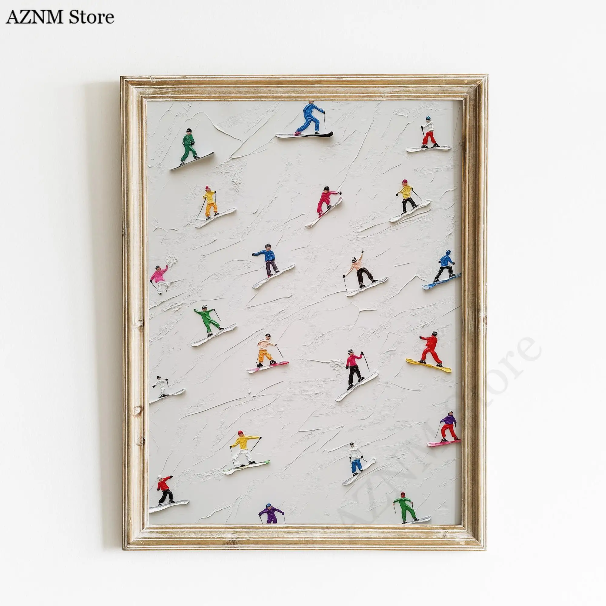 Retro Ski Wall Art,… - image