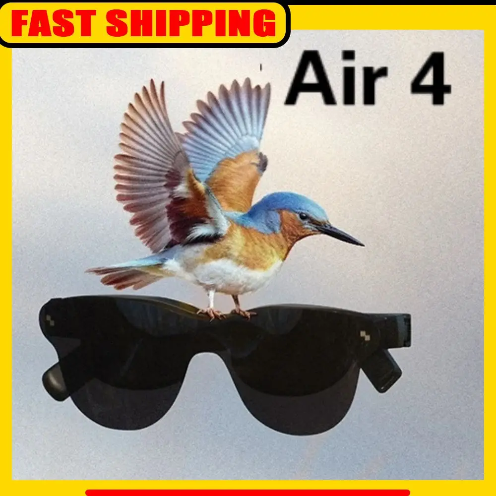 

RayNeo Air 4 Smart AR Glasses, Head-mounted TV, The First HDR10 Glasses Support iPhone 17 Portable HD Movie-watching XR Devices