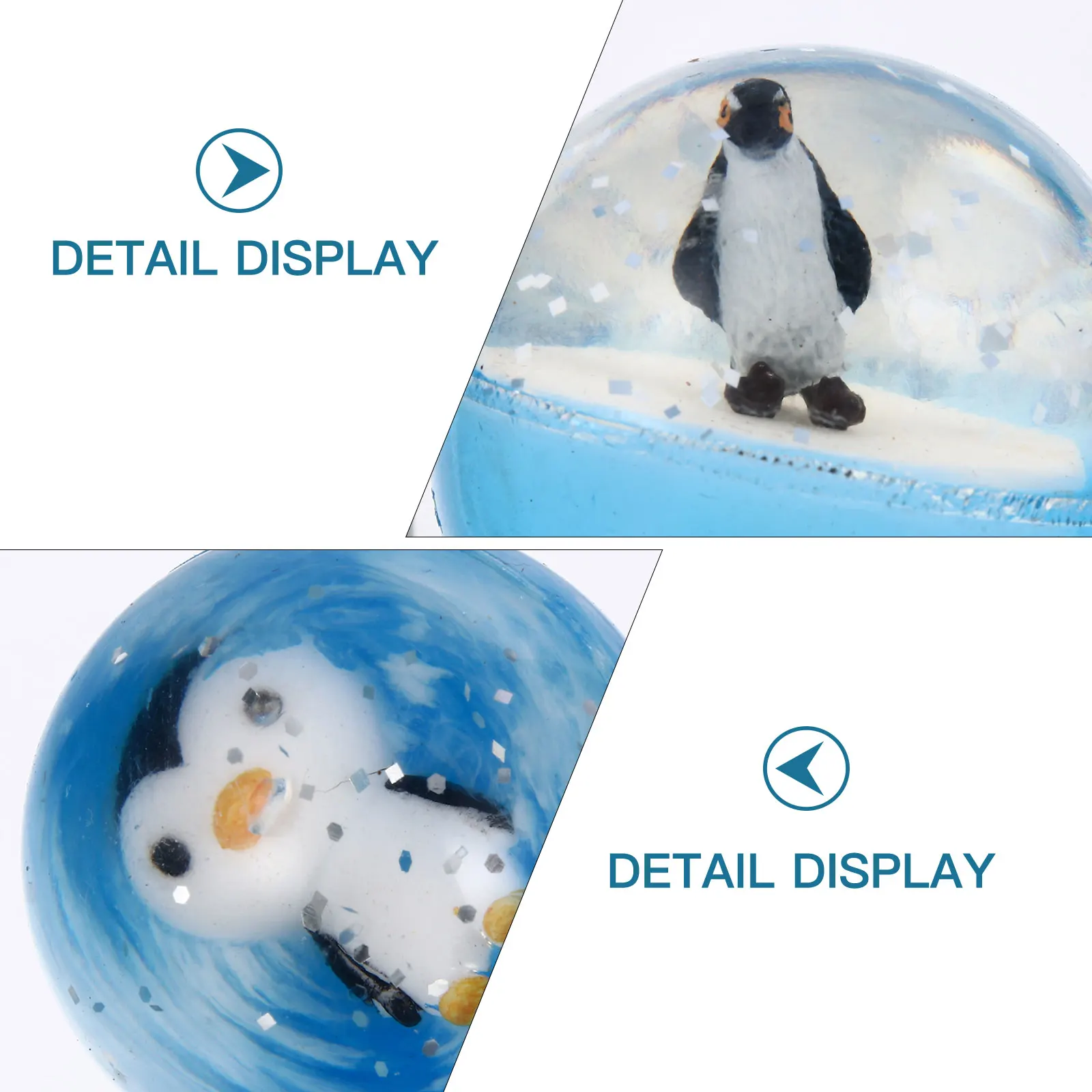 

10pcs Crystal Bounce Balls Kids Rubber Jumping Educational Playthings For Birthday Christmas Festival Pool Water