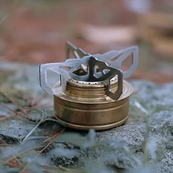 야외 티타늄 알코올 스토브 랙 지지대, 특수 도구 버너 브래킷, 야외 캠핑 조리기구 스토브 크로스 스탠드