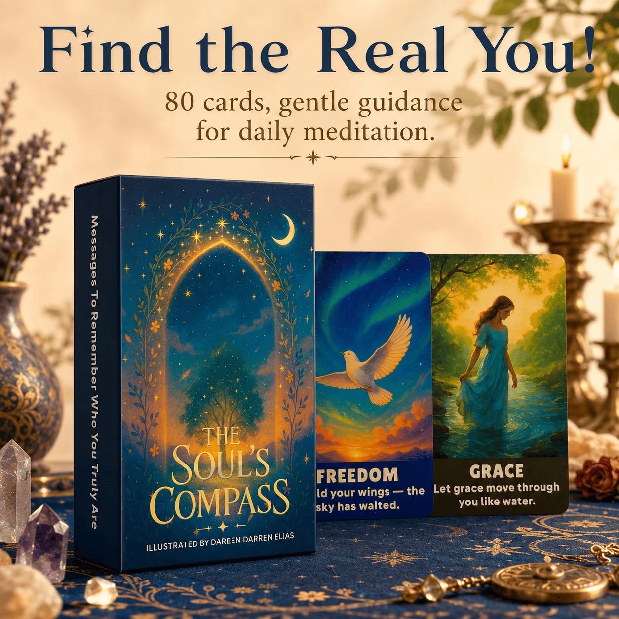 80-cartas-de-oraculo-compasso-da-alma-em-ingles-estilo-tarot-cartas-de-orientacao-interna-e-autoconfianca-para-meditacao-diaria-e-adivinhacao